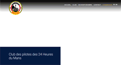 Desktop Screenshot of pilotes24hdumans.com